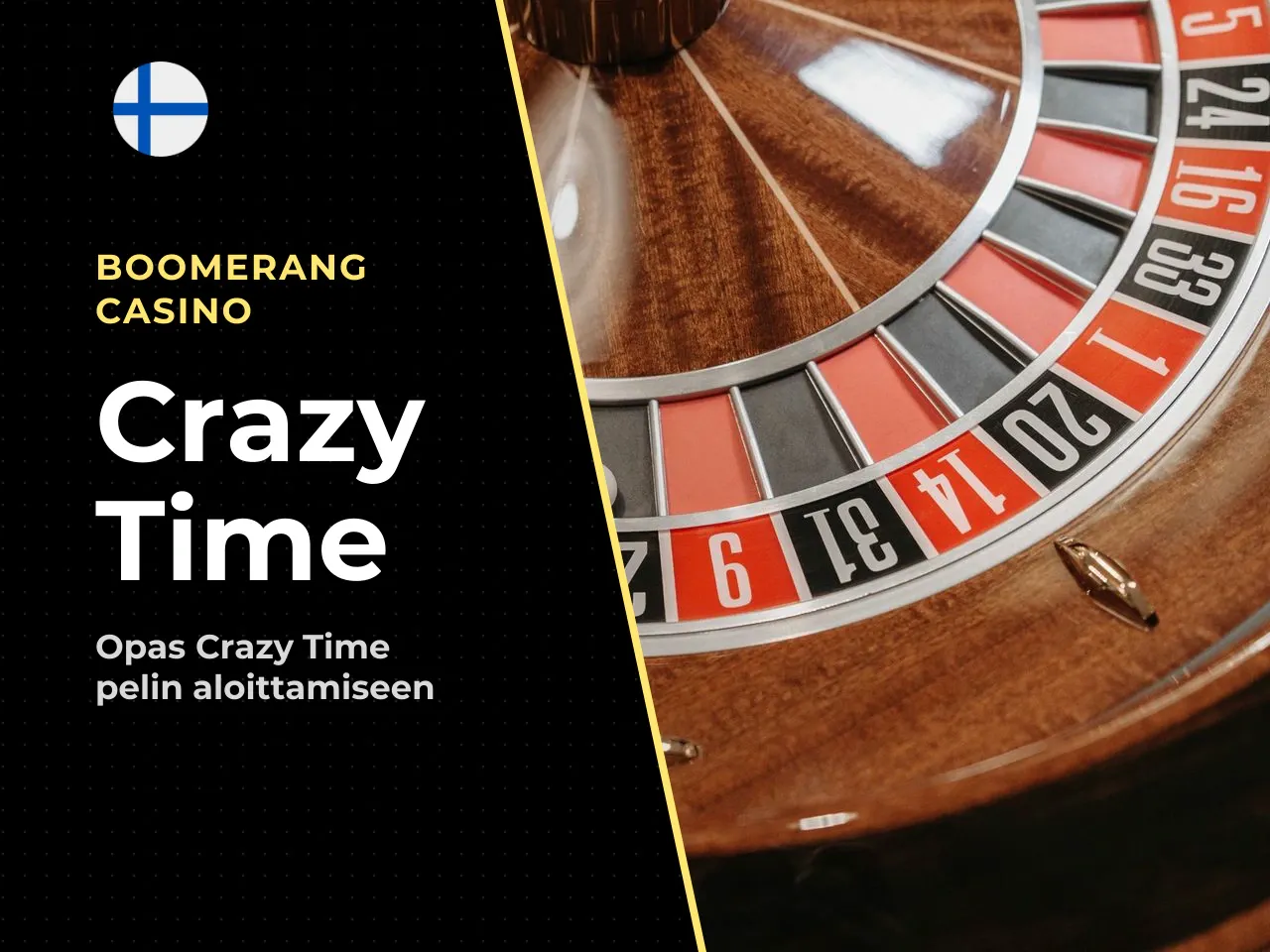 Aloitusopas näin aloitat Crazy Time -pelin