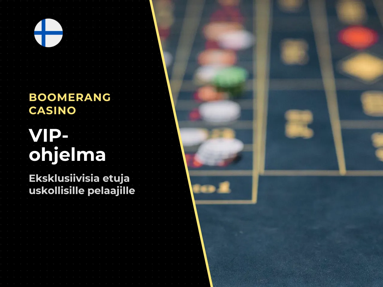 Cashback ja VIP-ohjelma. Boomerang Casinolla on