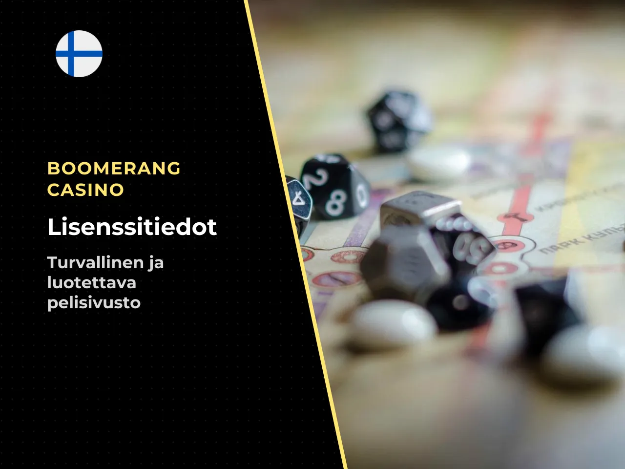 Lisenssi ja operaattoritiedot Boomerang Casinoa pyörittää