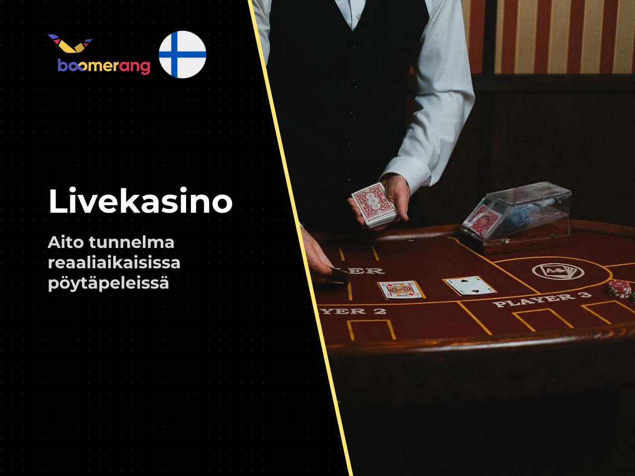 Livekasino, pöytäpelit ja pokeri. Live-kasinon puolella