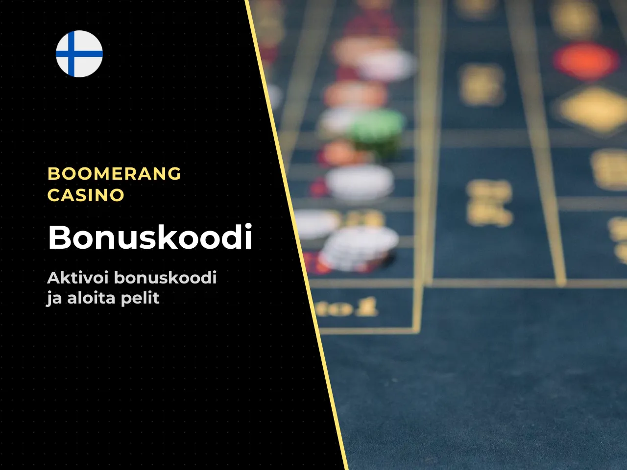 Kuinka aktivoida Boomerang Casino promo code