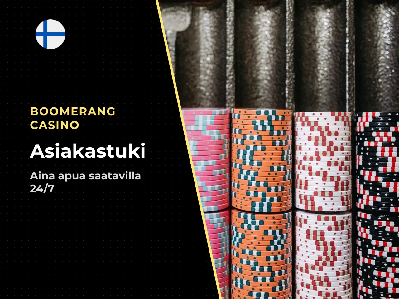 Boomerang Casino sähköposti ja puhelinnumero. Virallinen