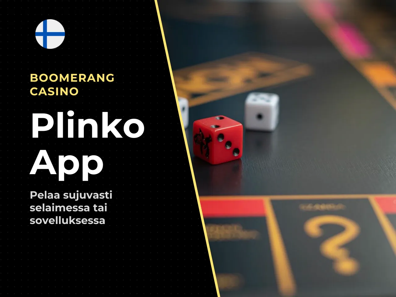 Selainpeli vai ladattava Plinko-sovellus . Selaimessa