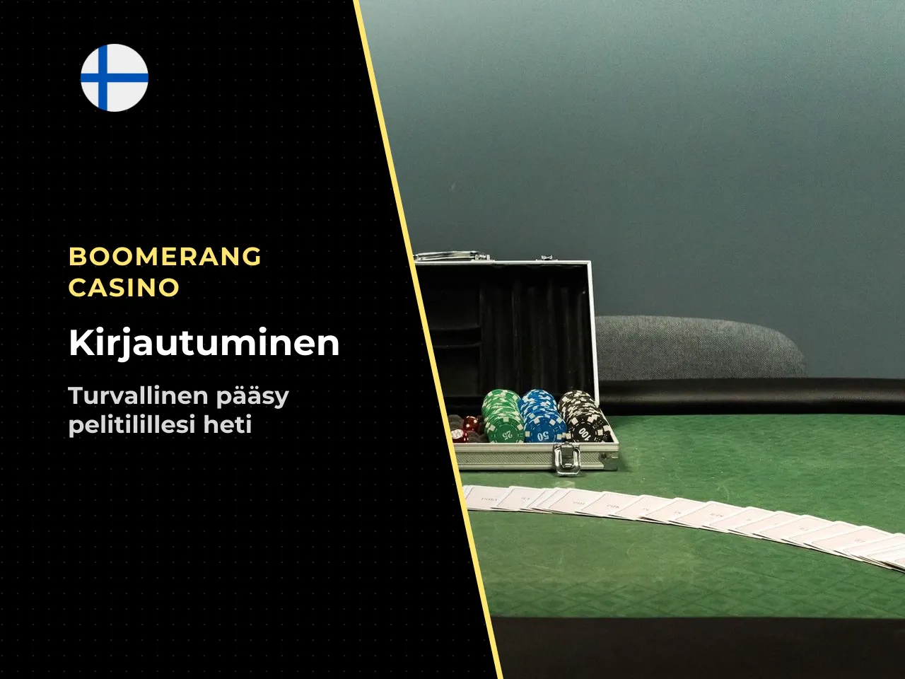 Näin suoritat Boomerang Casino loginin ja