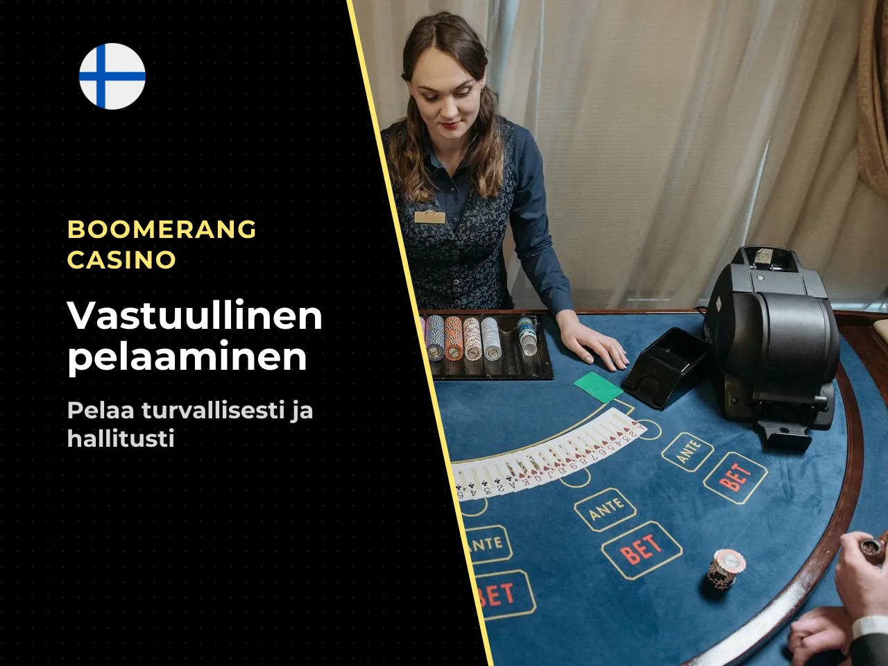 Vastuullinen pelaaminen. Aseta talletus-, tappio- ja