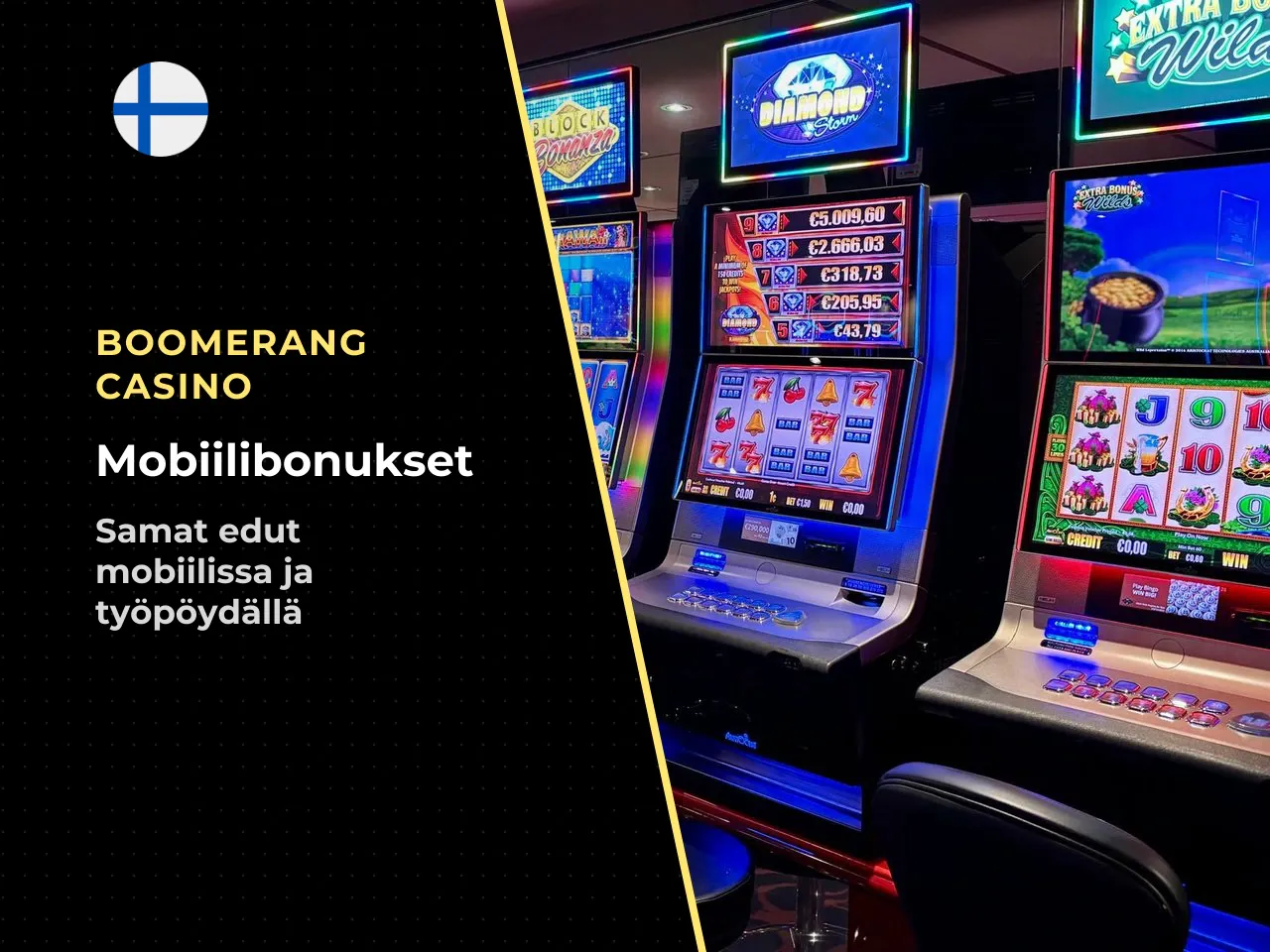 Bonukset ja kampanjat mobiilissa. Julkaistujen kampanjaehtojen