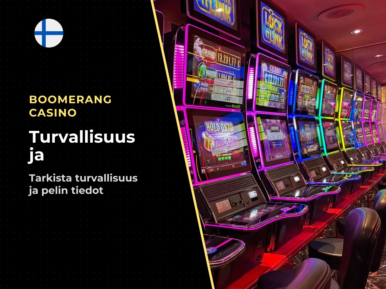 - Lisenssin varmistus Tarkista kasinon alatunnisteesta