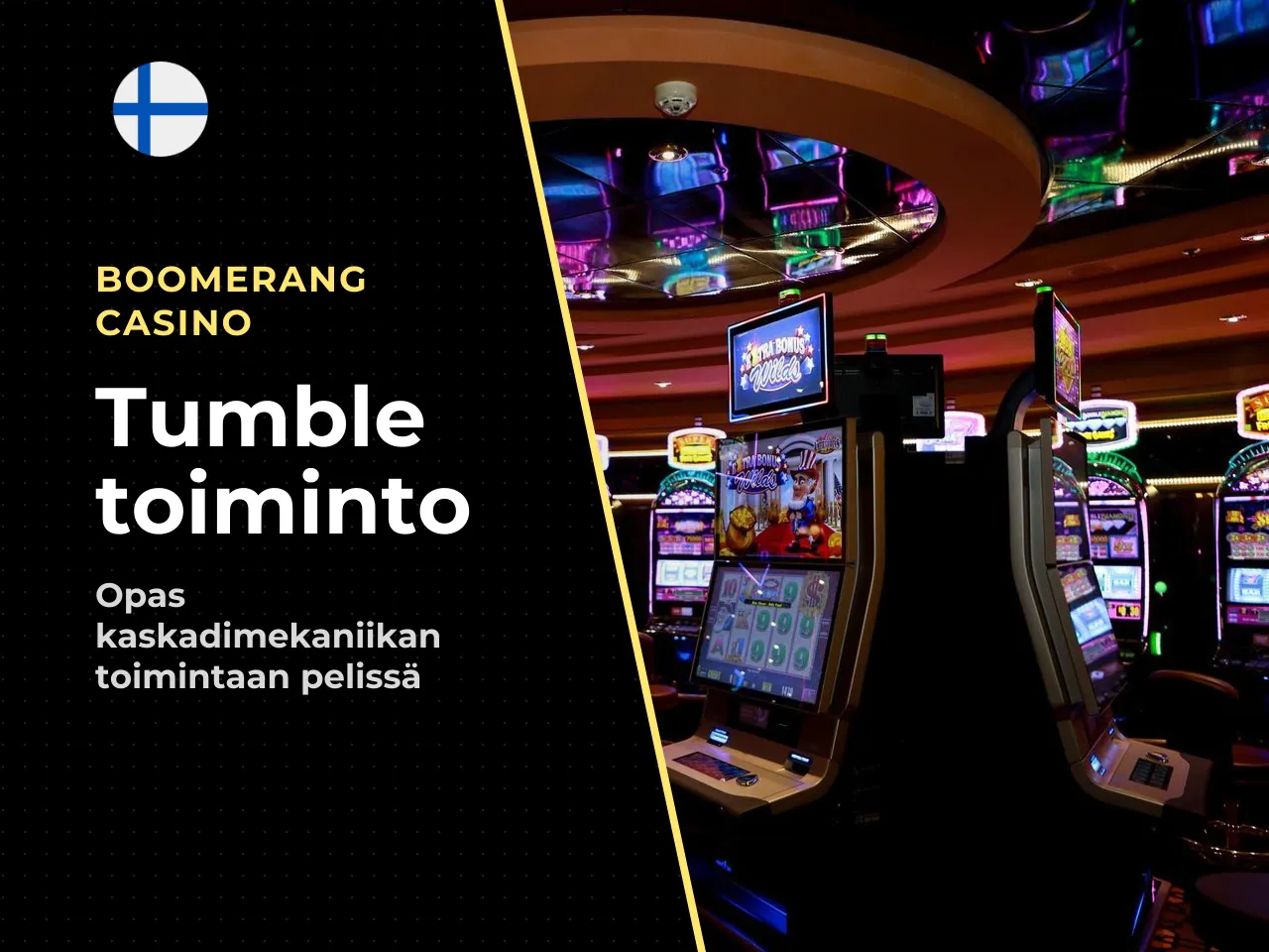 Miten Tumble Feature toimii voiton jälkeen