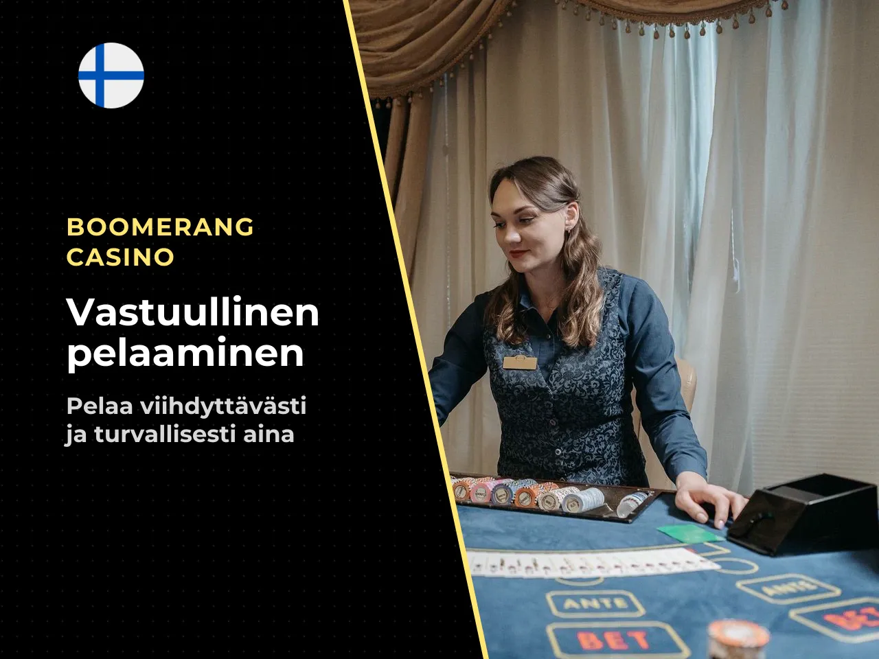Vastuullinen pelaaminen. Rahapelaaminen on aina viihdettä
