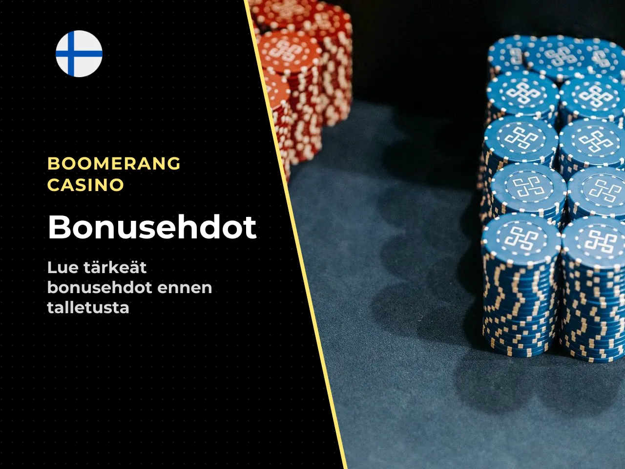 Bonus ja promokoodi ehdot ennen pelaamista