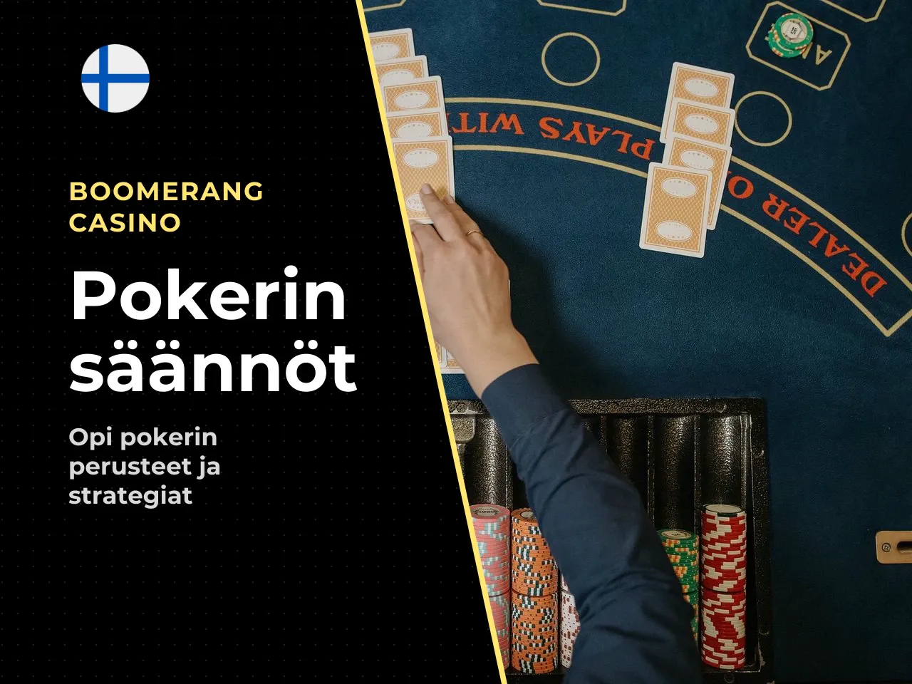 Taskukortit, yhteisökortit ja käsien arvojärjestys. Käden