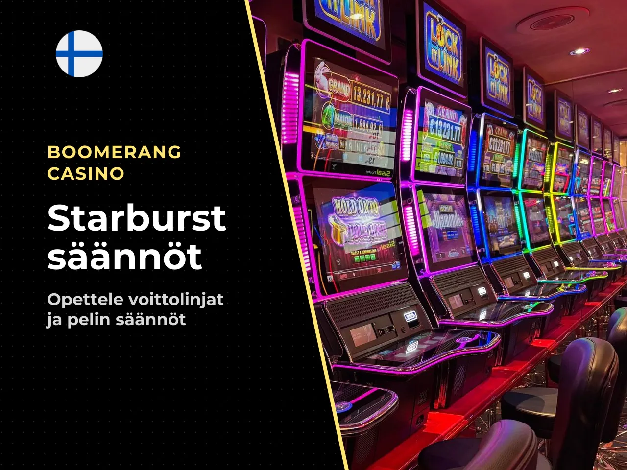 Starburstin säännöt voittolinjat ja tapoja voittaa