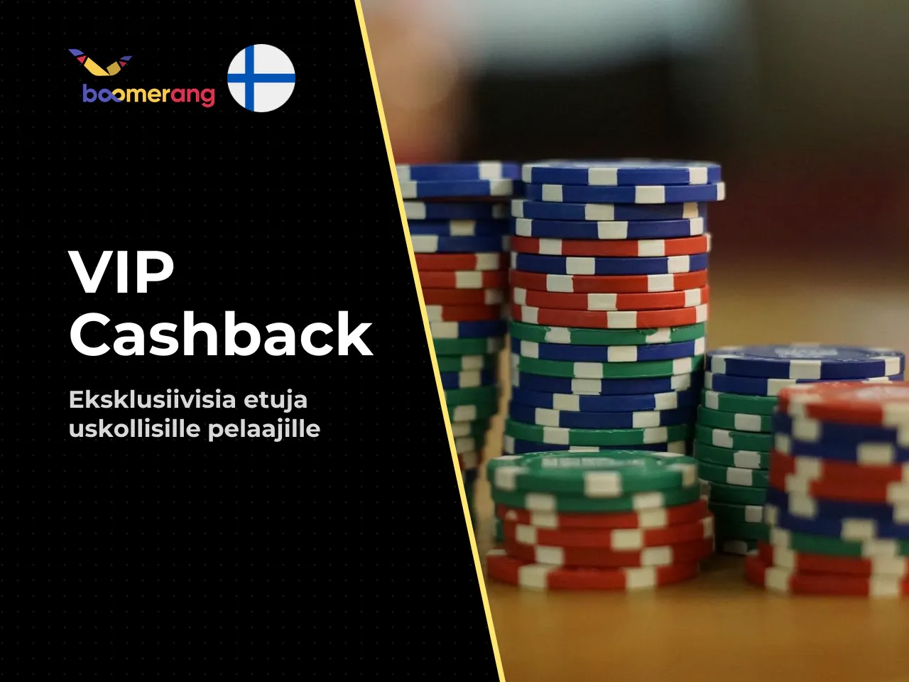 Viikoittainen cashback on sidottu viisitasoiseen VIP-ohjelmaan