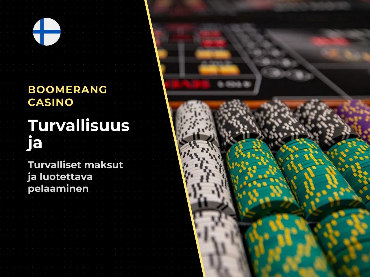 Turvallisuus, lisenssi ja maksutavat Boomerang Casinolla