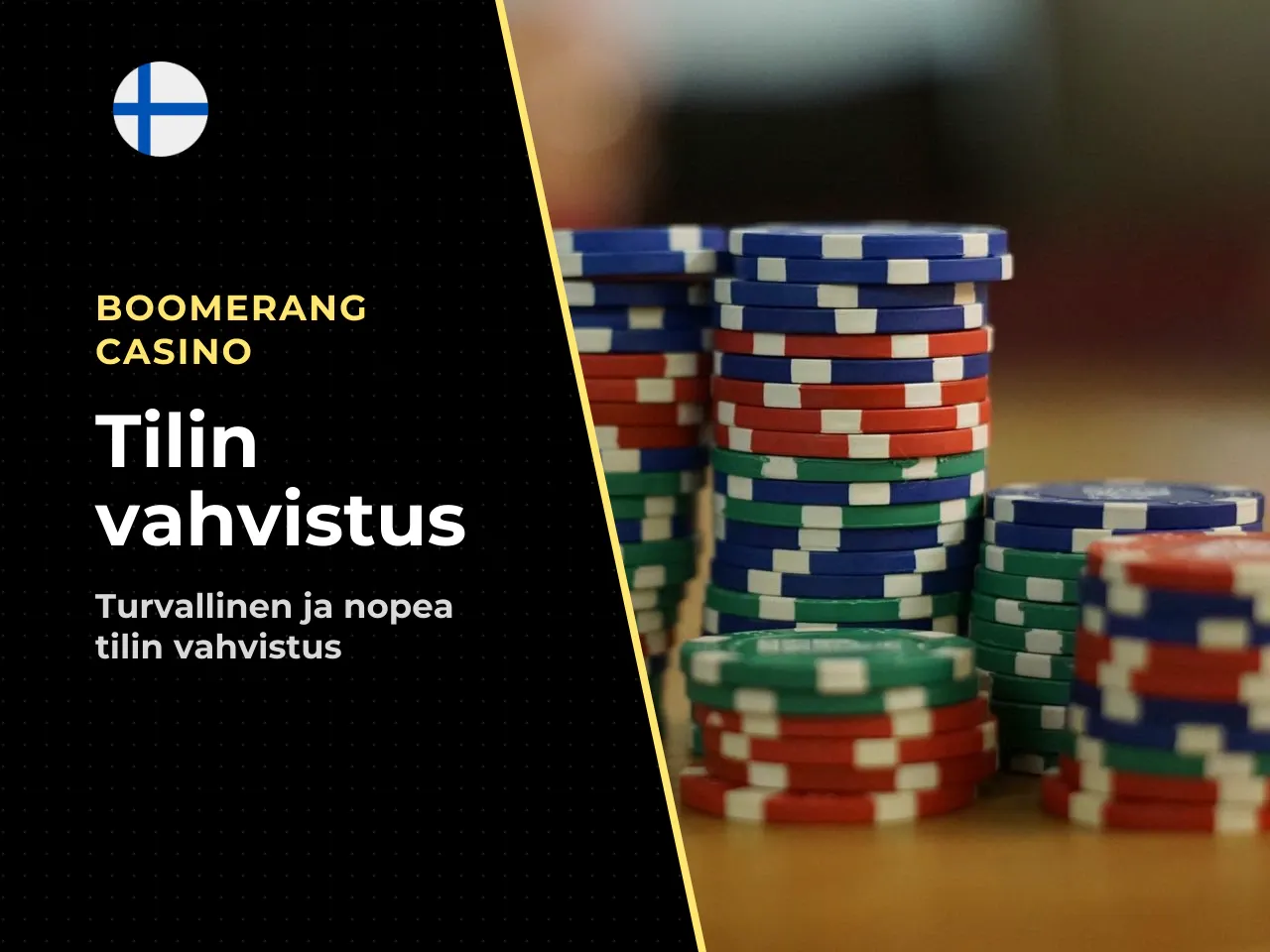 Boomerang Casino account verification KYC ennen