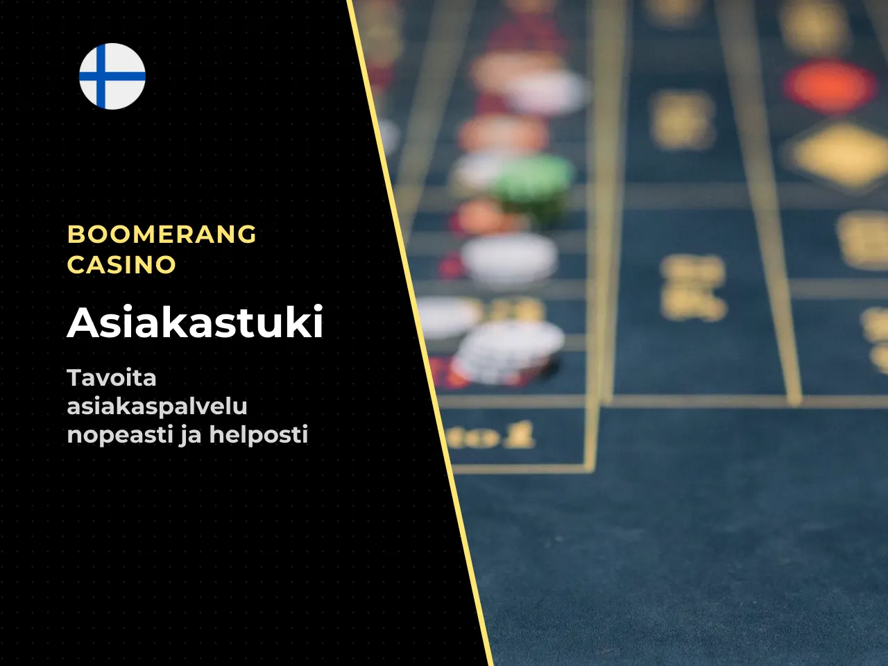 Boomerang Casino contact mistä löydät asiakastuen