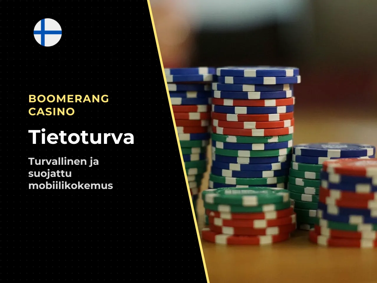 Tietoturva ja biometrinen kirjautuminen. Boomerang Casinon