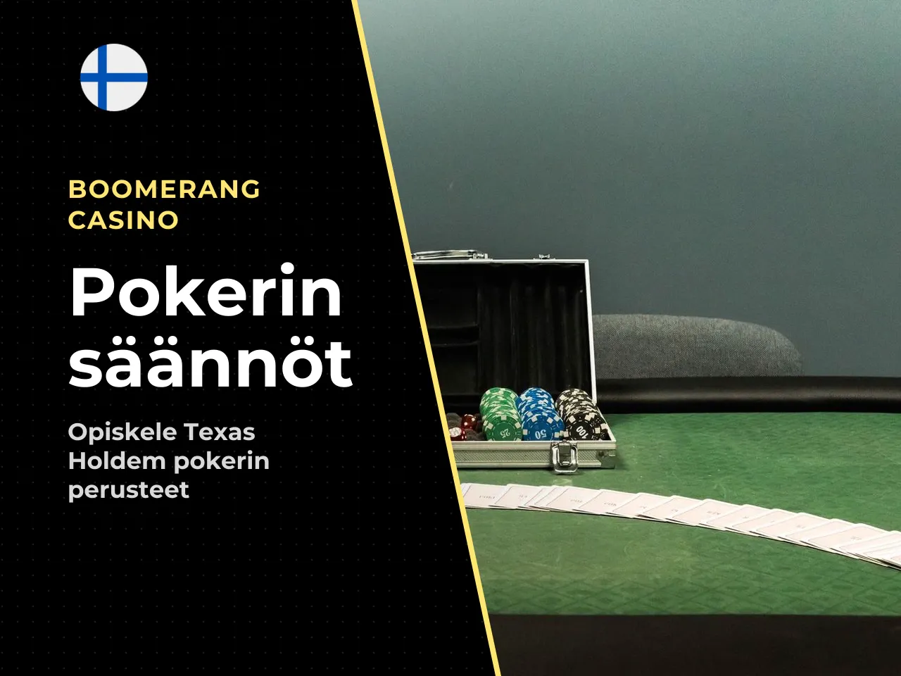 Texas Hold'em -pokerin säännöt tavoite, panostukset